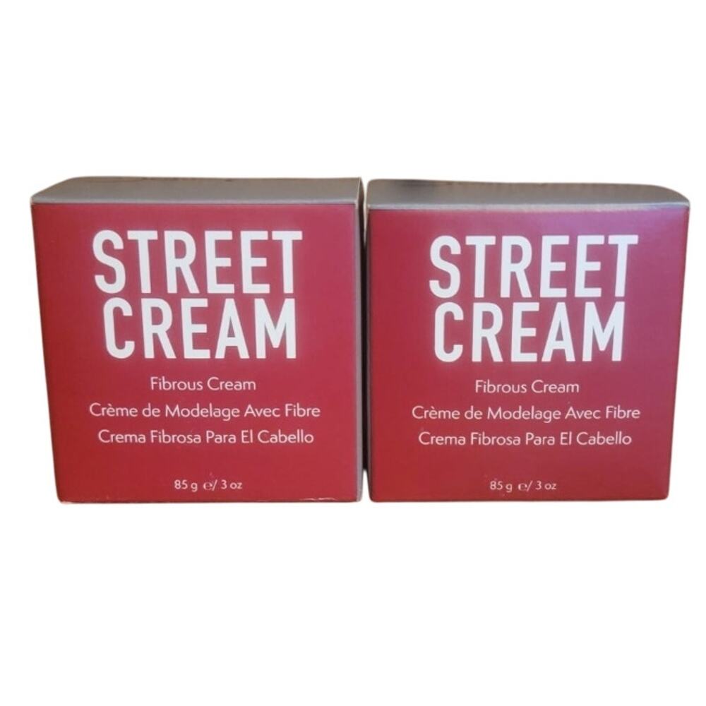 2 Pack Johnny B Street Cream 3 OZ Strong Fiber With A Matte Finish